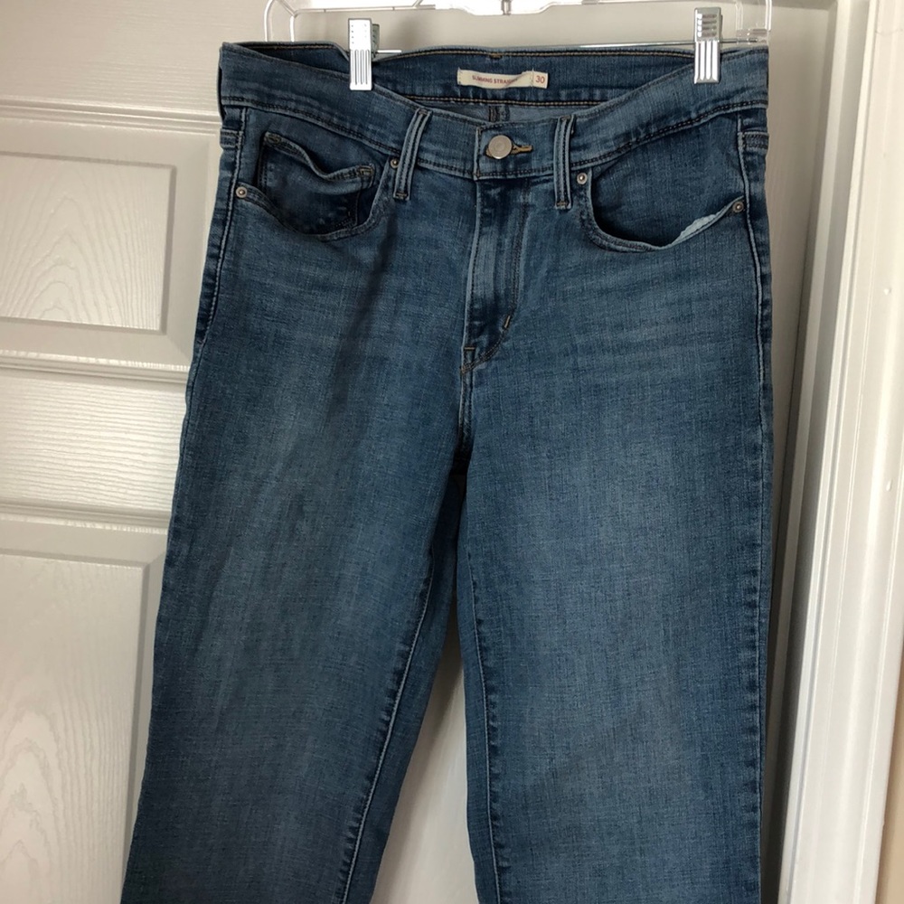 Barely worn, slimming straight and flattering